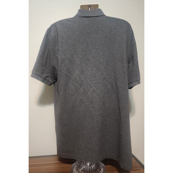 Brooks Brothers 346 Gray Short Sleeve Performance Polo Shirt Size XL Cotton - Picture 6 of 6